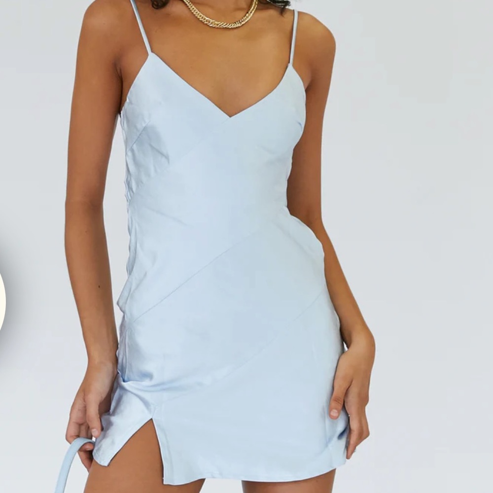Princess Polly light blue mini dress